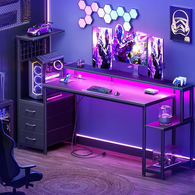 Korfile 63 Inch Gaming Desk - Image 2