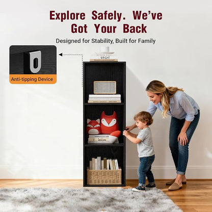 Book Shelf, Wooden Cube Storage Organizer - Image 4