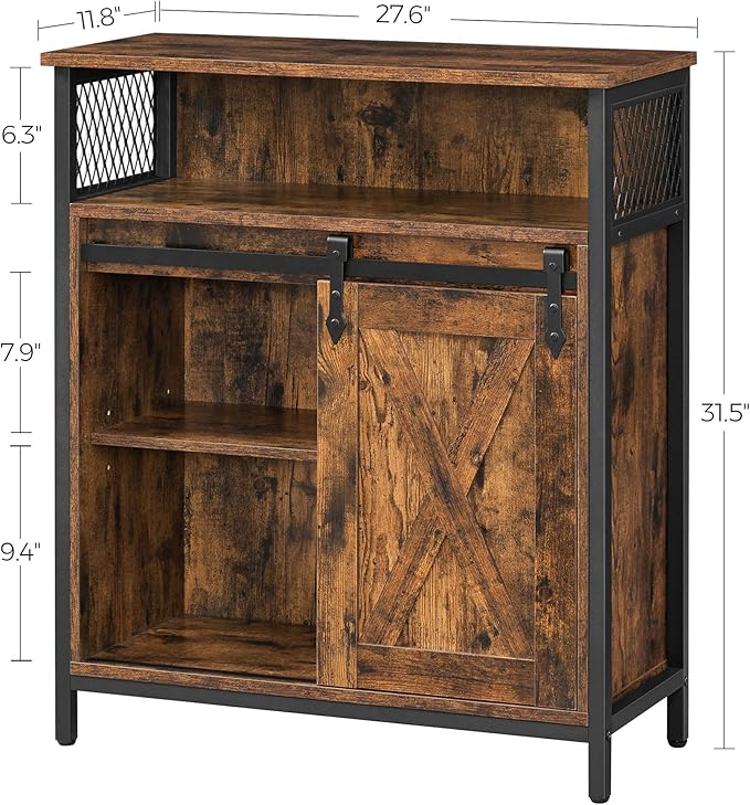 VASAGLE Buffet Cabinet, Coffee Bar Storage Cabinet, Sideboard - Image 3