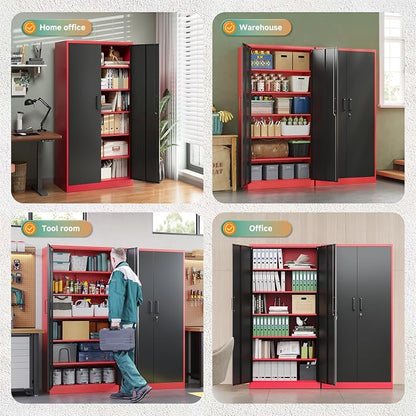 Letaya Metal Garage Storage Cabinets - Image 9