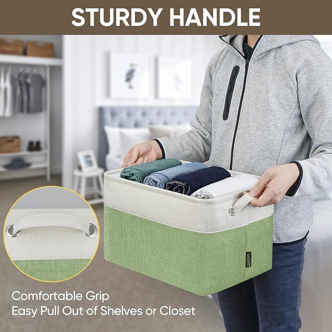 BALEINE 2 Pack Fabric Storage Bins - Image 9