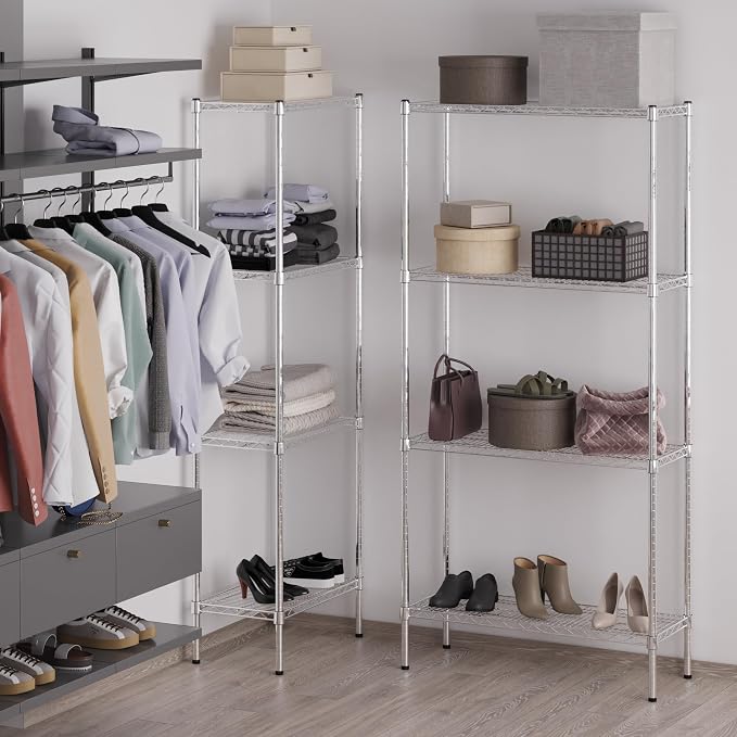 14" Deep x 36" Wide x 74" Height Wire Shelving Kit | 4-Tier | NSF Commercial - Image 5