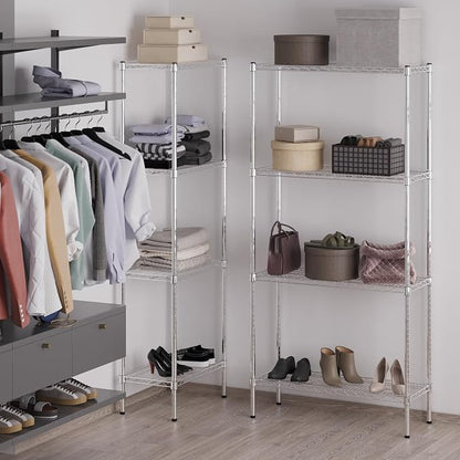 14" Deep x 36" Wide x 74" Height Wire Shelving Kit | 4-Tier | NSF Commercial - Image 5