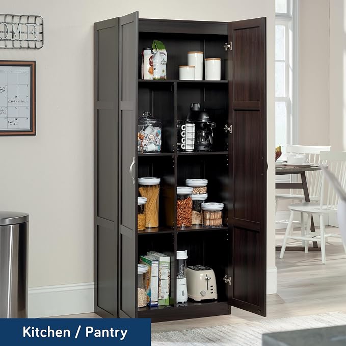 Sauder Storage Cabinet/ Pantry cabinets, 29.61 " x D: 16.02 " x H: 71.50" - Image 4