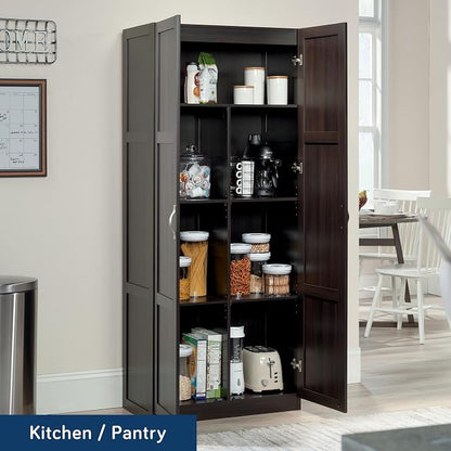 Sauder Storage Cabinet/ Pantry cabinets, 29.61 " x D: 16.02 " x H: 71.50" - Image 4