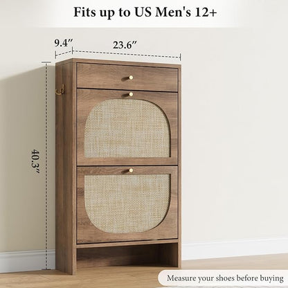 Nicetree Shoe Cabinet for Entryway, Slim Shoe Rack - Image 2