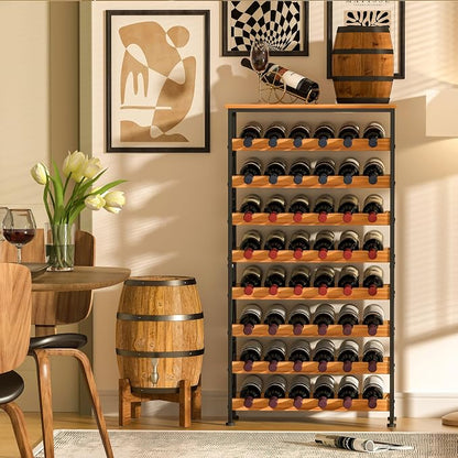 Sonyabecca 48 Bottle Wine Rack Freestanding Floor - Image 5