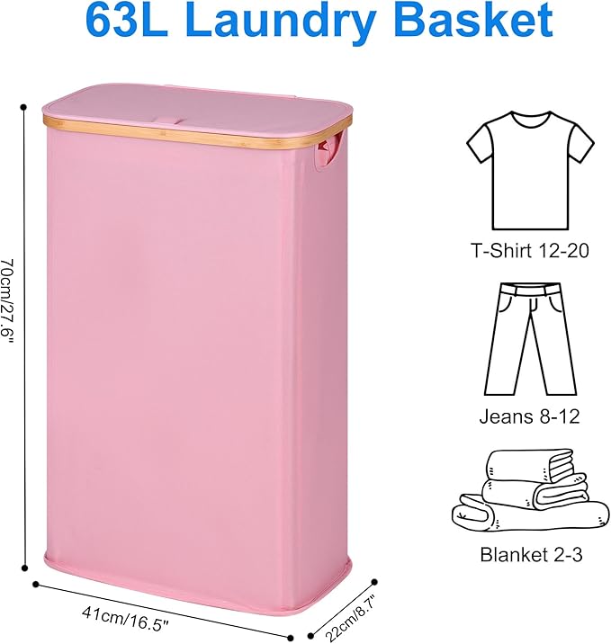efluky Slim Laundry Basket - Image 5