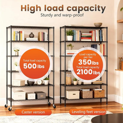 FDW | 6-Tier Wire Storage Shelves - Image 5