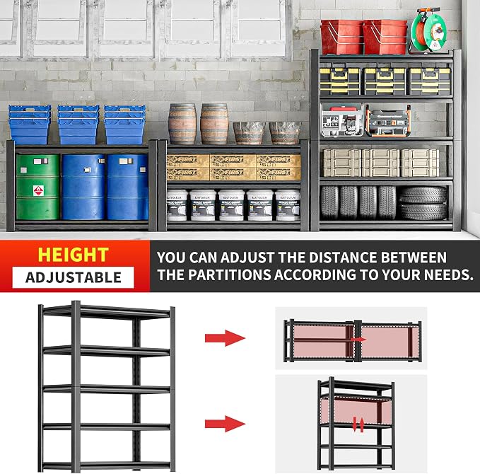 Heavy Duty Metal Storage Rack Shelving - Image 8