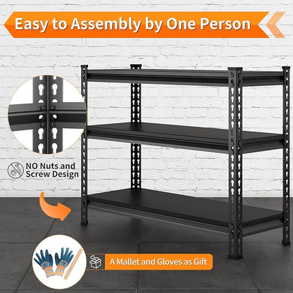 3-Tier Garage Shelving Heavy Duty, 40”W x 18”D x 36”H Metal Shelving Unit，1320 - Image 6
