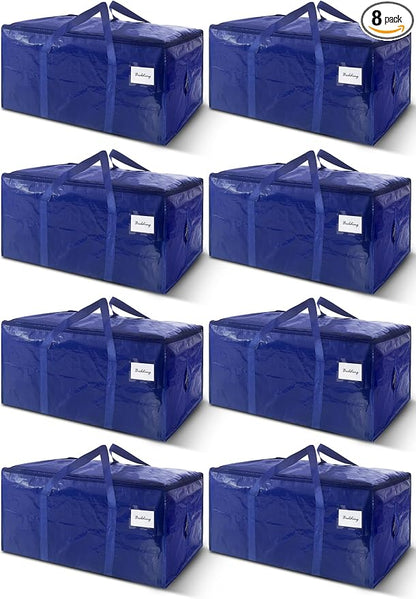 8 Pack Extra Heavy Duty Large Moving Bags by WTREE