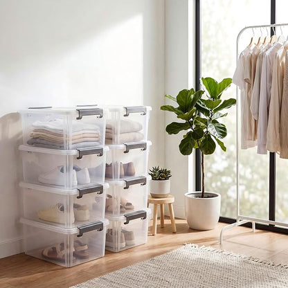 Citylife 17 QT Plastic Storage Bins - Image 5