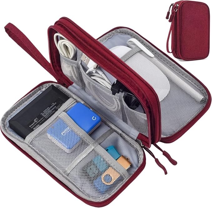 CAOODKDK Electronics Accessories Organizer Pouch Bag, Travel Universal Organizer by Unknown