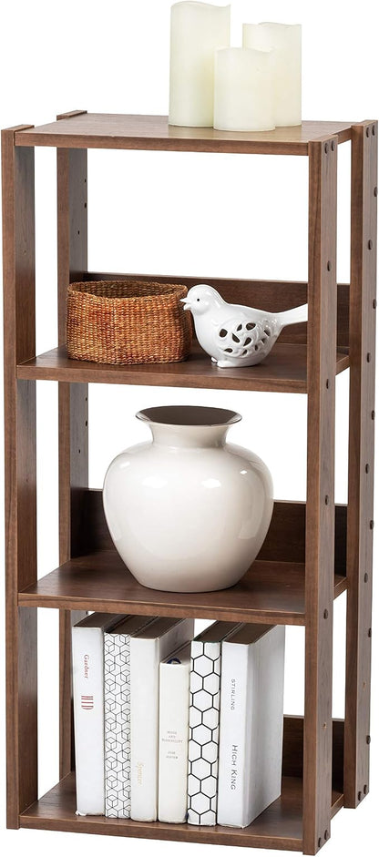 IRIS USA 3-Tier 16" Open Wooden Bookshelf by IRISUSA