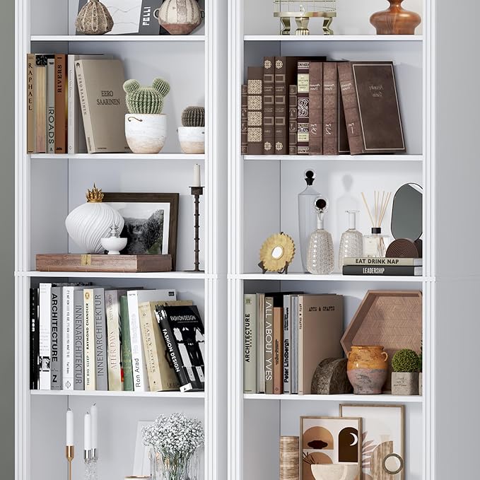 75" Tall Bookshelf, 6-Tier Floor Standing Bookcase - Image 6