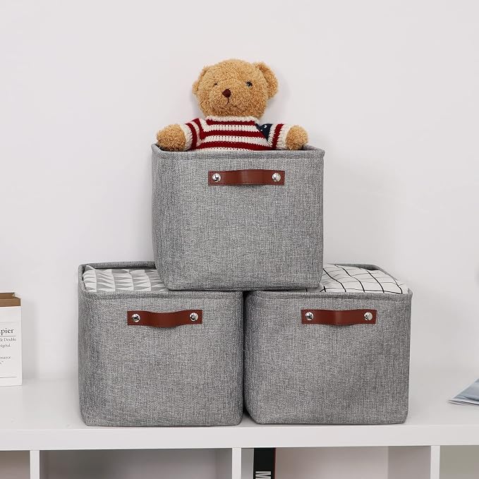 HNZIGE Storage Basket Bins Large Collapsible Storage baskets - Image 4