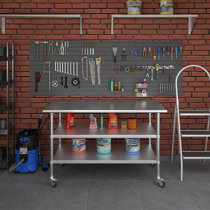 AmGood Stainless Steel Work Table - Image 8