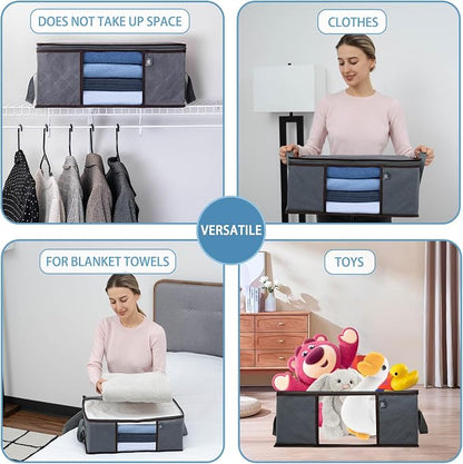 VENO 3 Pack Medium Clothes Storage Bag Organizer - Image 3