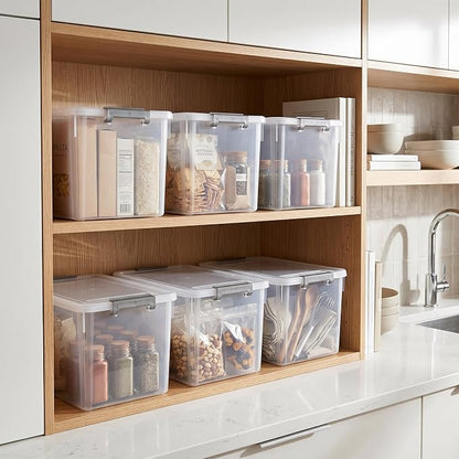 Citylife 32 QT Plastic Storage Bins - Image 9