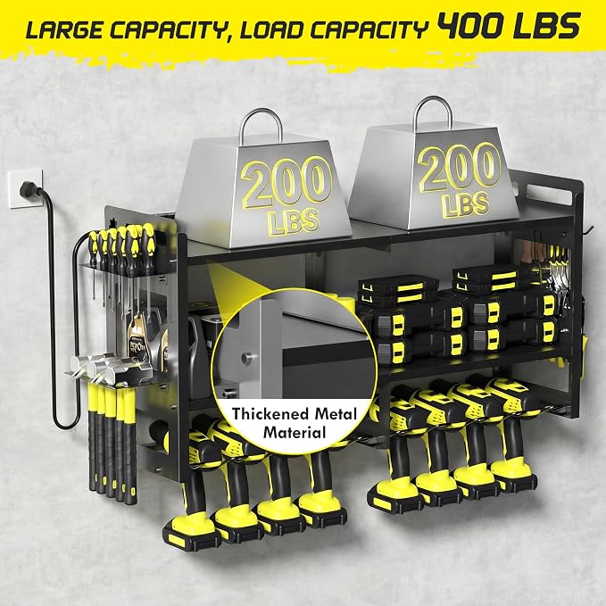 TOPRINCE Large Power Tool Organizer Wall Mount - Image 4