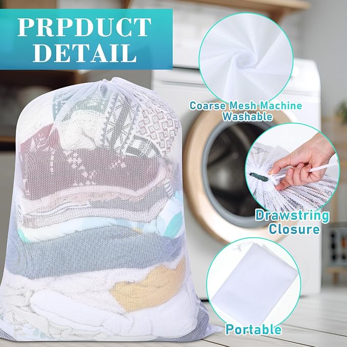 Windyun Mesh Laundry Bag - Image 4