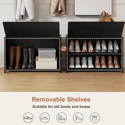 Shoe Rack, 3 Tier Shoe Storage Cabinet - Image 7