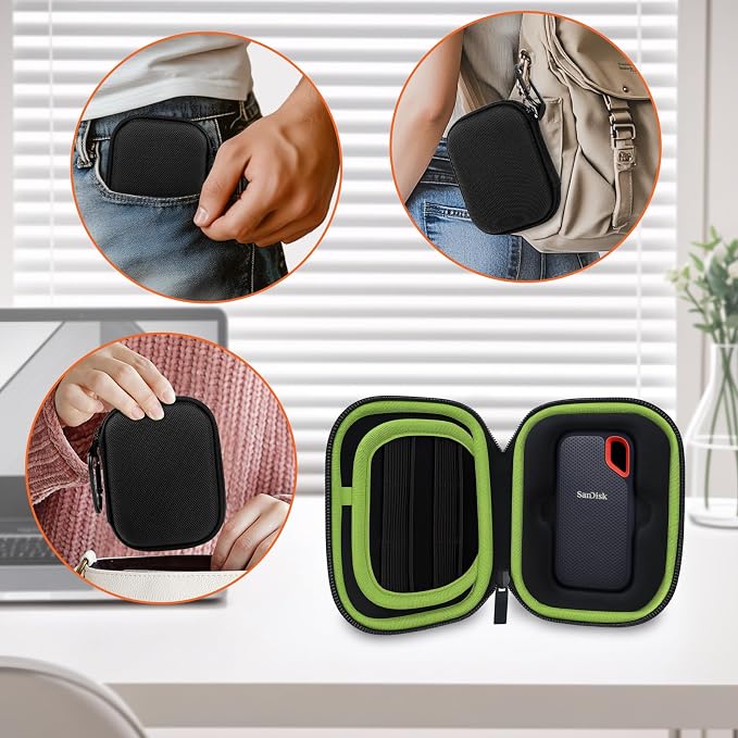 Hard Case for SanDisk Extreme Portable SSD 500GB 1TB 2TB 4TB 8TB External Solid - Image 5