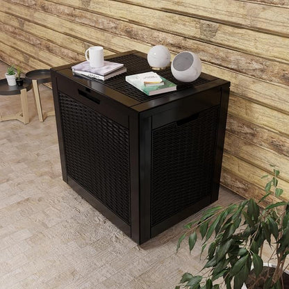 Vixzen 31 Gallon Deck Boxes Outdoor Waterproof, Resin Lockable Storage Box - Image 5