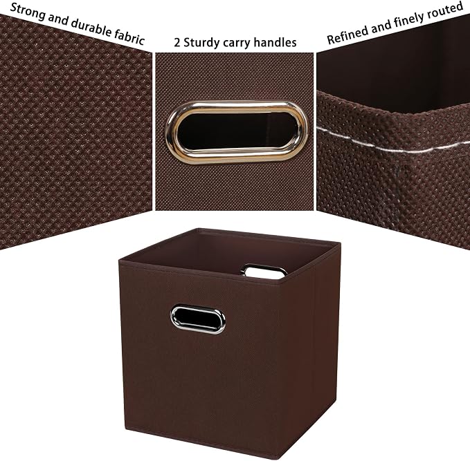 Fabric Cubby Storage Bins, Foldable Storage Bins - Image 7