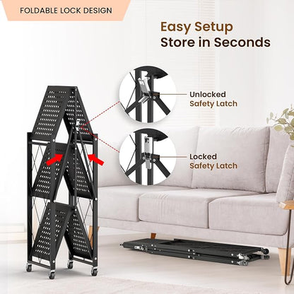 Our Modern Space 3-Tier Foldable Storage Shelf - Image 4