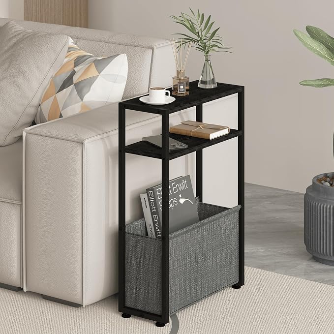 Narrow Side Table, Slim End Tables - Image 3