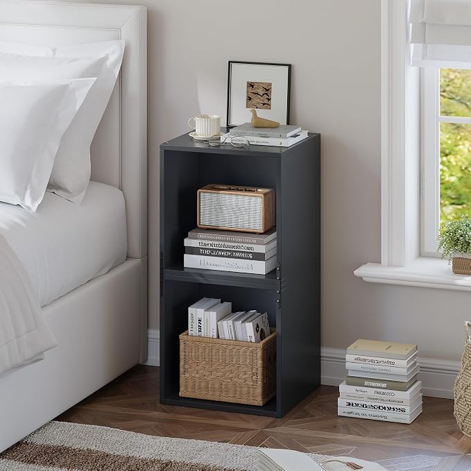 Homkdom 4 Cube Storage Organizer, DIY Book Shelf - Image 6