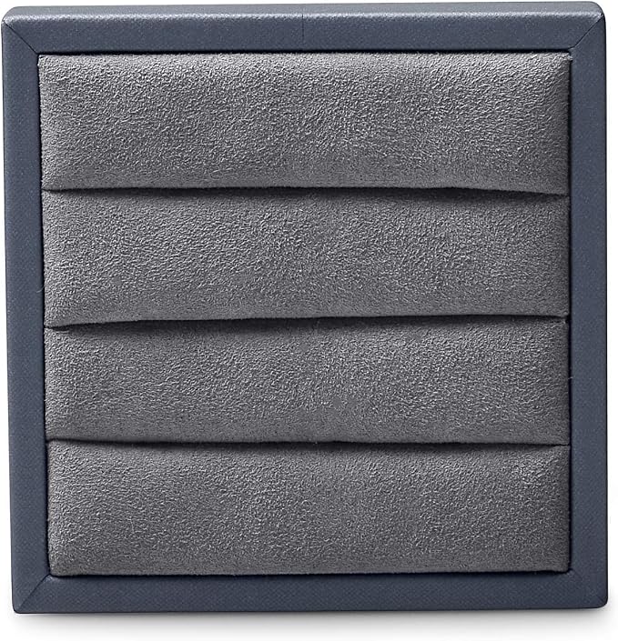 Oirlv Premium Leather Ring Display Stand Small Ring Tray Showcase Jewelry - Image 5