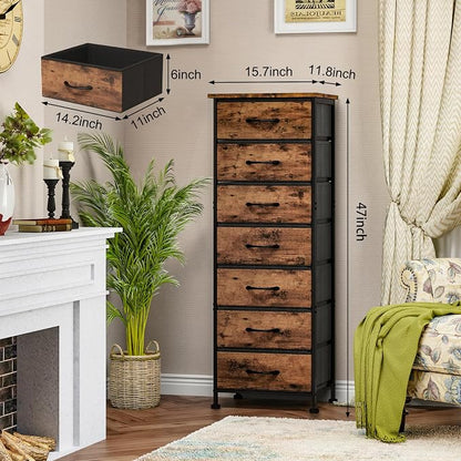 Fixwal Tall Dresser for Bedroom, Storage Dresser Organizer - Image 3