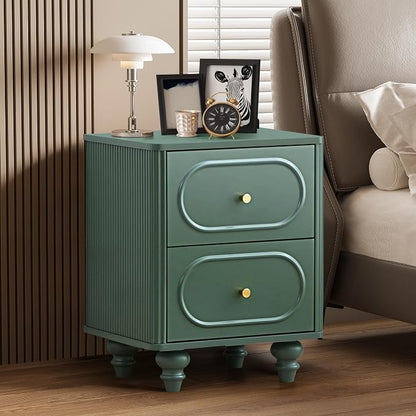 2 Drawer Fluted Mini Small Dresser - Image 7