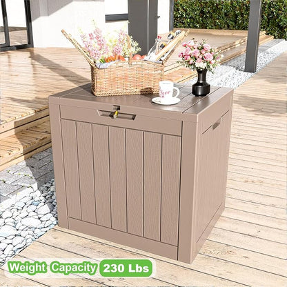 30 Gallon Outdoor Deck Box, Storage Lockable Waterproof Patio Furniture - Image 3