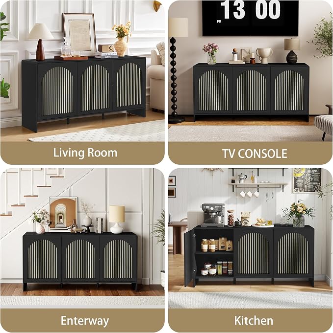 59" Sideboard Buffet Cabinet - Image 6