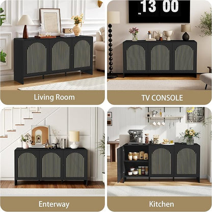 59" Sideboard Buffet Cabinet - Image 6