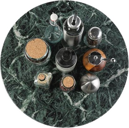 Marble Lazy Susan, 16 in Turntable Organizer by BCS