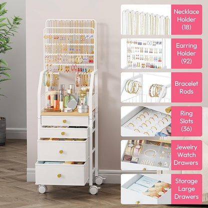 SWTYMIKI Jewelry Organizers and Storage- Multifunctional Stand Jewelry - Image 2