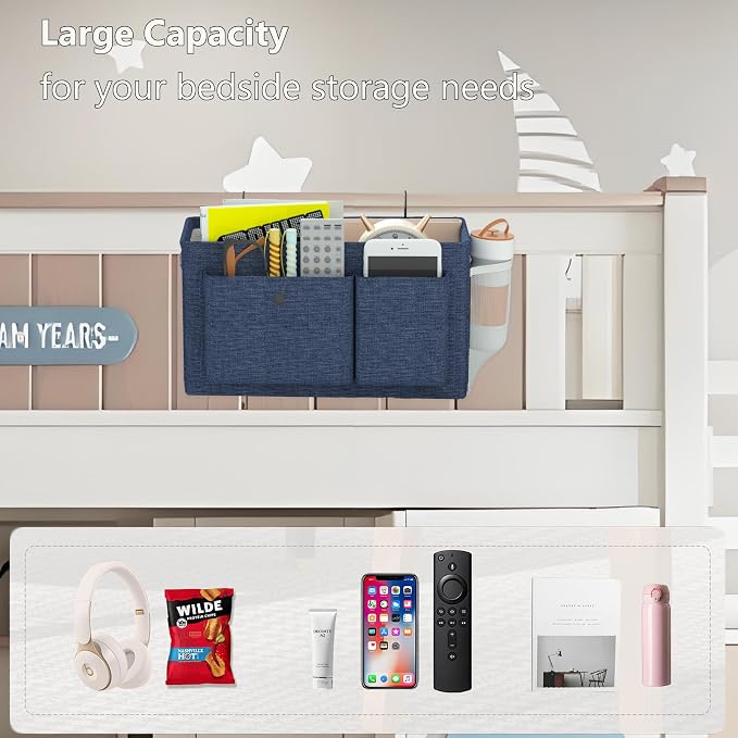 Bedside Caddy Bedside Storage Hanging Organizer - Image 5