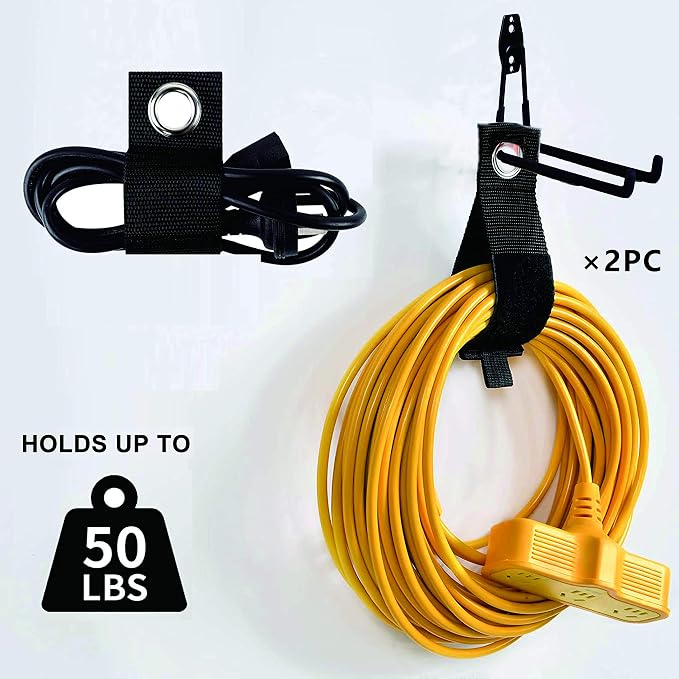 Garage Hooks, 4 Pack Wall Mount Storage Hanger - Image 5
