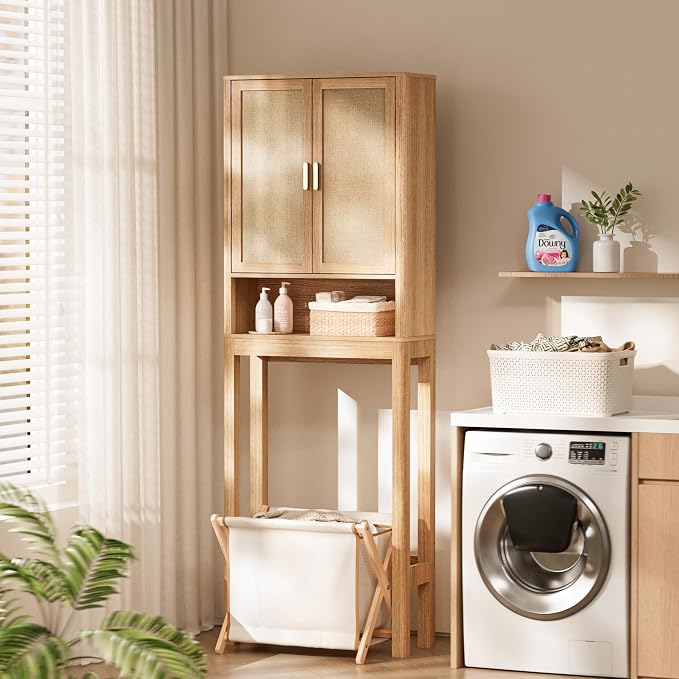 Over the Toilet Storage Cabinet, Bathroom Storage Cabinet - Image 6