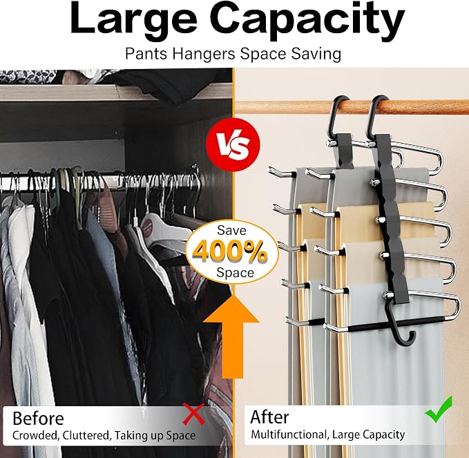 Pants Hangers Space Saving - Image 2