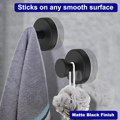 Suction Cup Hooks for Shower, Removable Towel Hooks for Bathroom Window Glass - Image 7