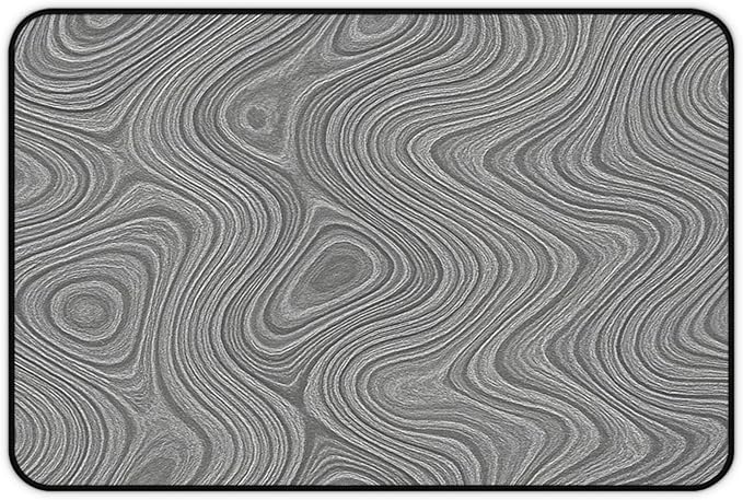 Brushed Metal Texture Desk Mat by Unknown