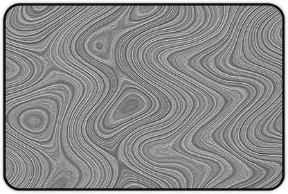 Brushed Metal Texture Desk Mat by Unknown