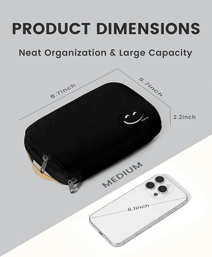 Travelkin Travel Cord Organizer, Electronic Organizer Travel Case, Cable - Image 4