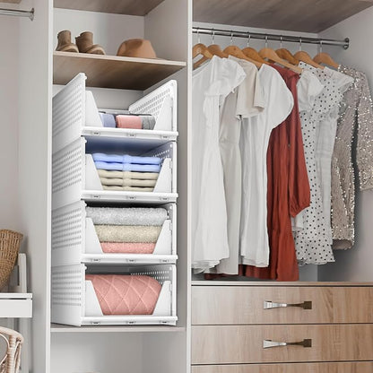 Sorbus 4 Pack Medium Shelf Organizer - Image 3